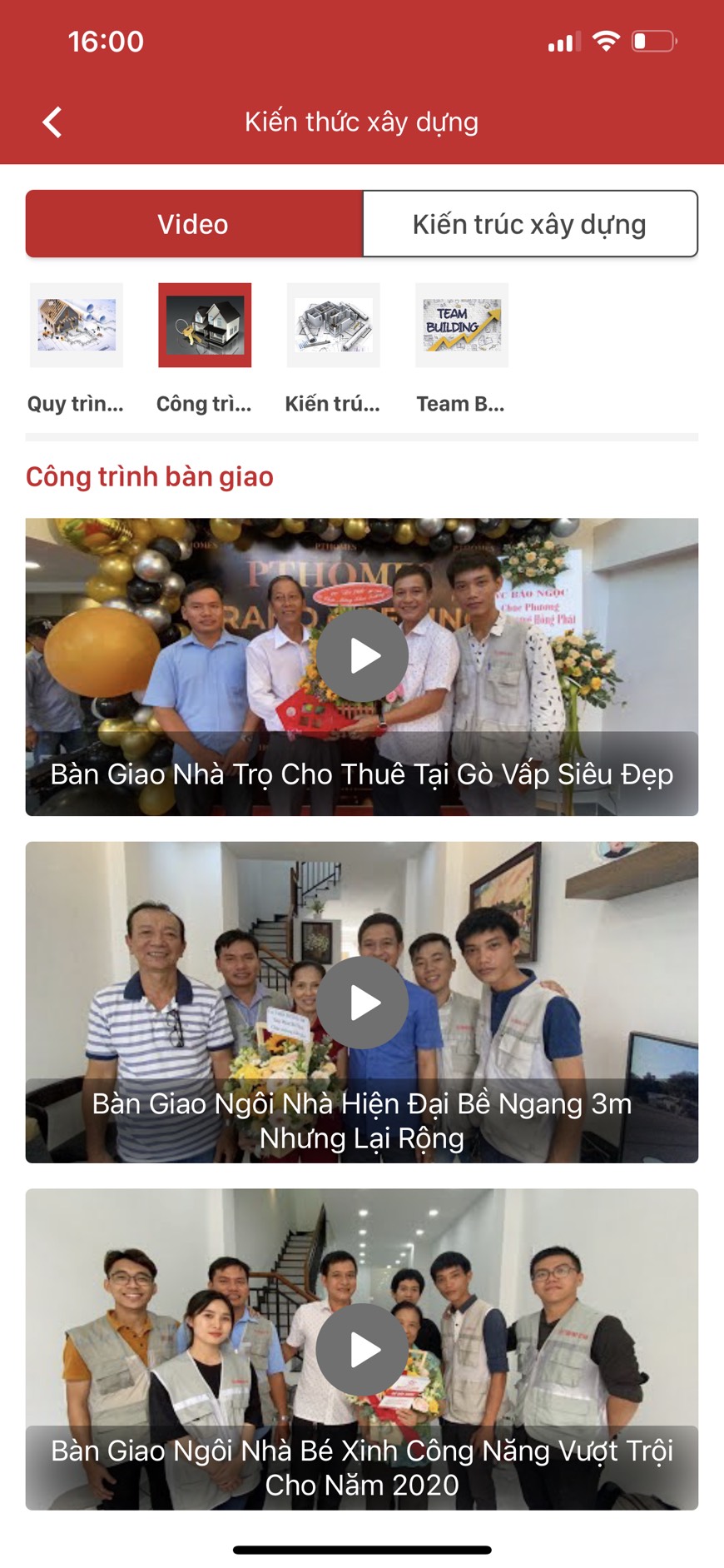 App xây dựng
